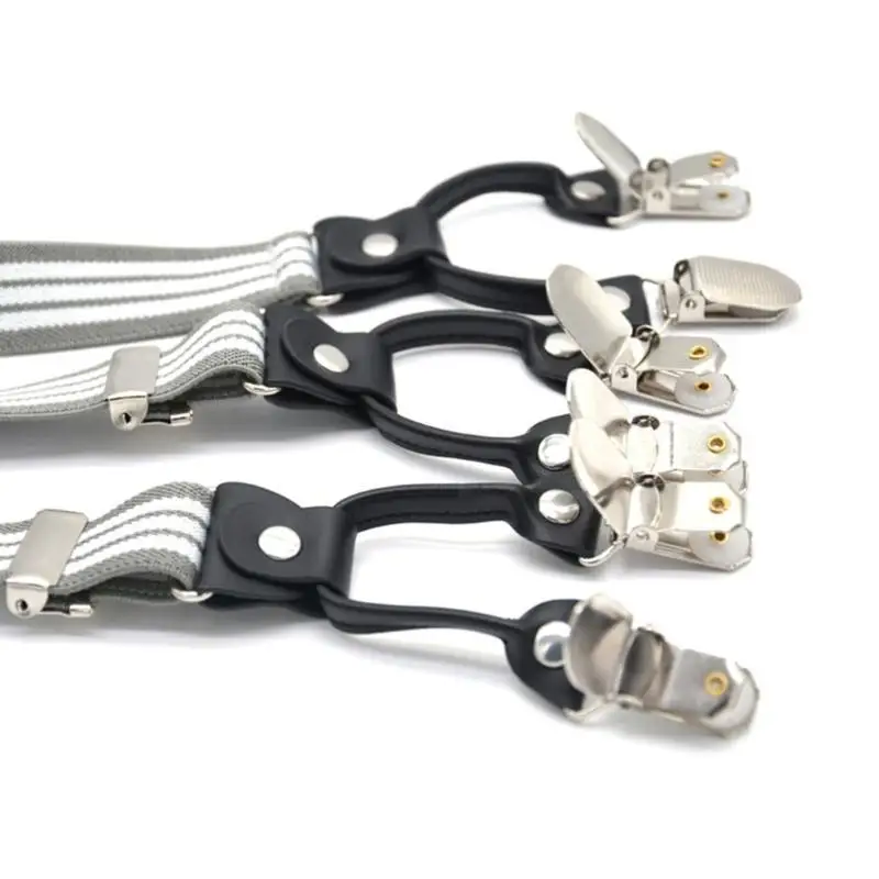 652F Fashionable Braces Perfect for Birthday Wedding for Formal and Casual Occasions Elegant Braces Striped /Solid Color