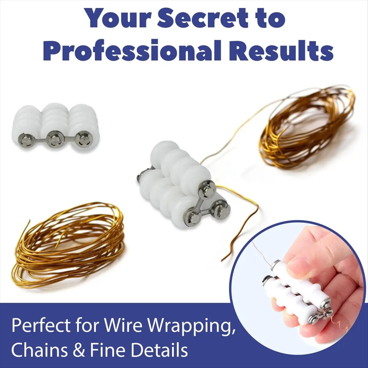 A95G Professional Wire Straightener Tool for Jewelry Making - Nylon Wire Straightener for Wrapping Projects Like Remove Bend