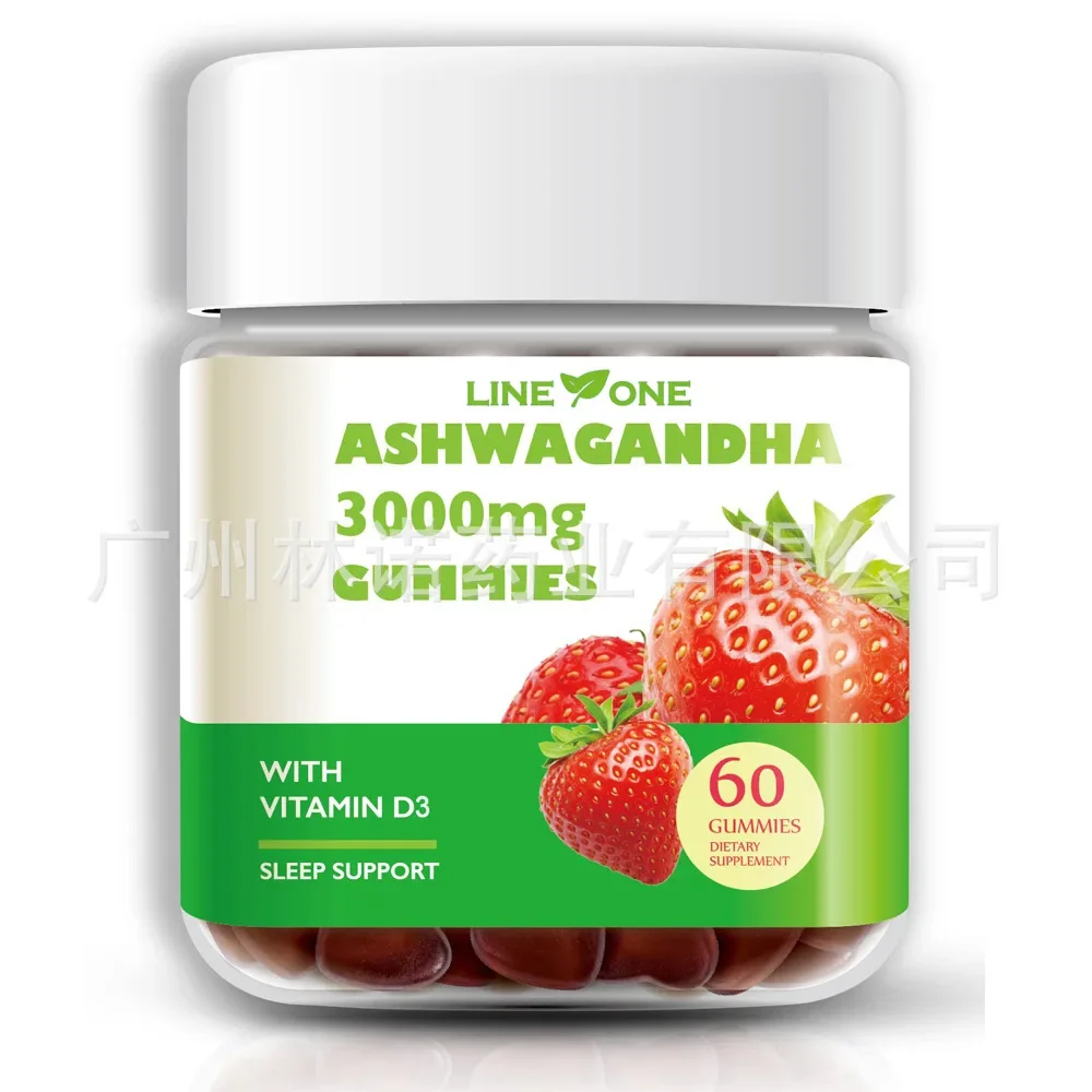 Ashwagandha Gummies for Women Men, 3000mg Organic Ashwa Root