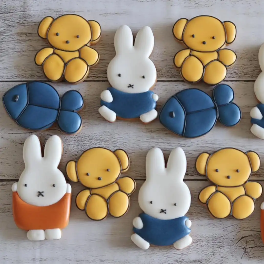 Miffy Boris Student DIY Cookie Molds Children's Cake House Baking Tools Kawaii Gift