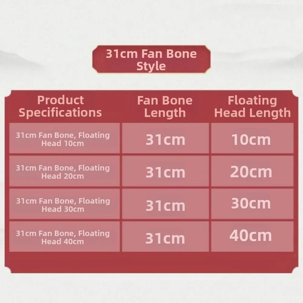 Ventaglio di danza del ventre corto cinese in bambù da 31/36 cm, paia di pratiche di ballerini d'imitazione lunghe, ventagli di bambù di danza Yangko