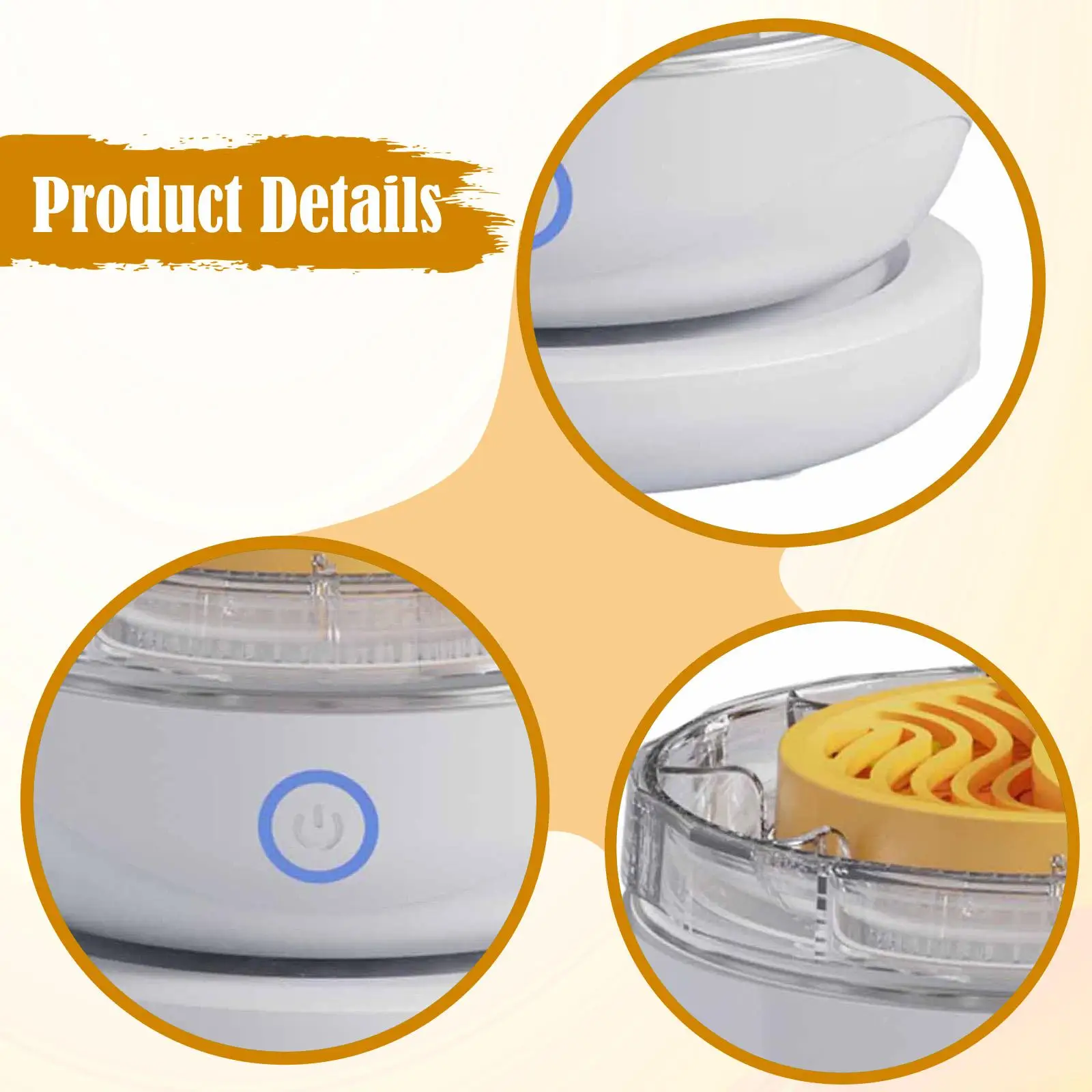 Fruit and Vegetable Cleaning Machine Waterproof Wireless Purifier Compact Food Cleaner for Family Kitchen