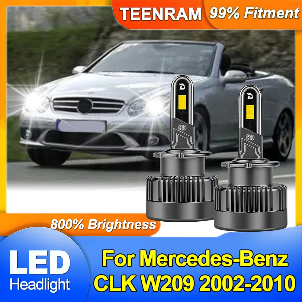 

Car LED Headlight Bulbs Auto Xenon Bulbs Replacement For Mercedes-Benz CLK W209 2002 2003 2004 2005 2006 2007 2008 2009 2010