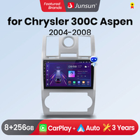 Junsun Wireless CarPlay Android Auto Car Radio For Chrysler 300C Aspen 2004-2008  GPS Multimedia 2 din