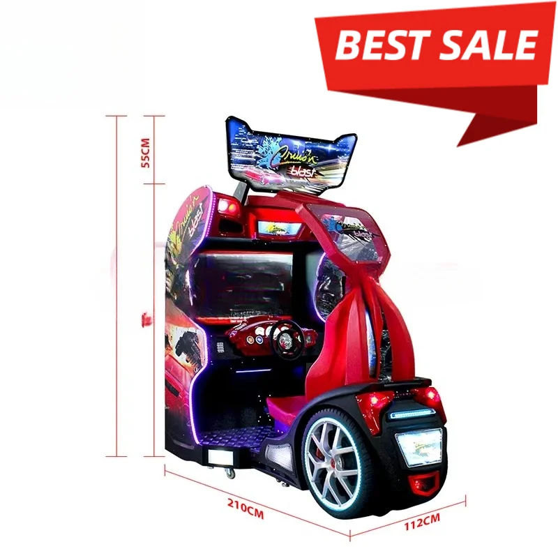 Luxury 42 Inch Screen Simulator Arcade Racing Car Game Machine Coin Operated Game Center Custom