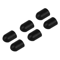 New 6Pcs Foot Support Cover Silicone Sleeve For Ninebot Es2 Es4 Millet Xiaomi M365 / M365 Pro Electric Scooter,Black