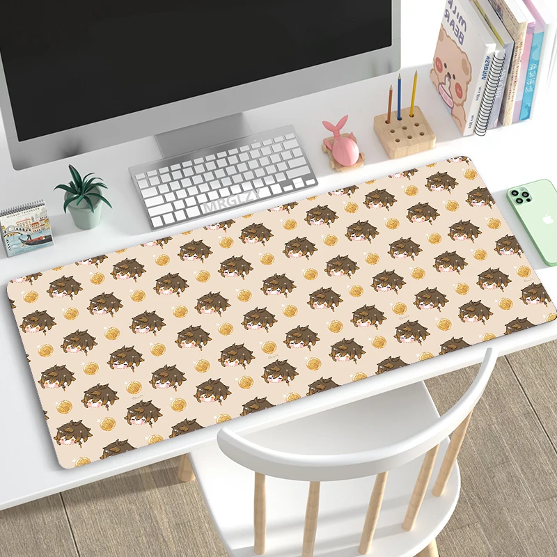 

Genshin Impact Mouse Pad Pc Gamer Keyboard Cute Mouse Mats Anime Gaming Accessories Desk Mat Deskmat Laptop Mousepad Carpets XXL