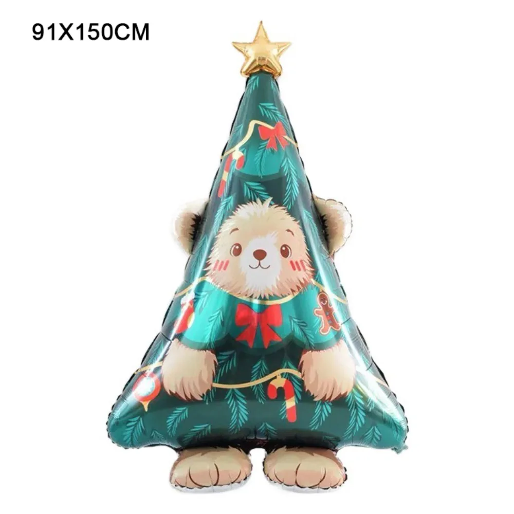 

Aluminum Film Christmas Foil Balloon Large Size DIY Large Inflatable Balloon Kids Toy Party Props Christmas Tree Balloon