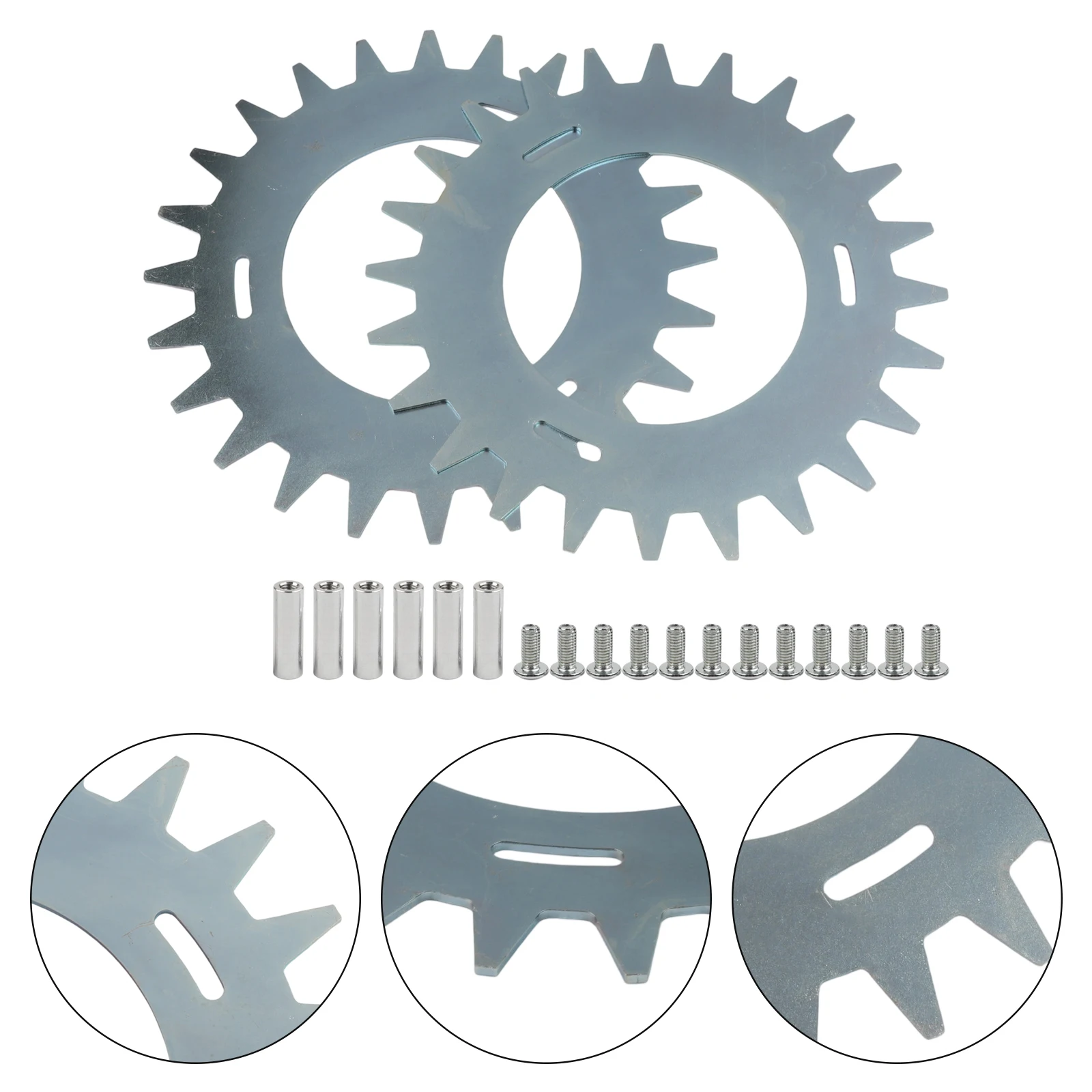 Steel Anti Skid Nail Spikes For For Segway Navimow H Series H500E H800E H1500E H3000E VF Robot Lawn Mower Traction Cleat Acce