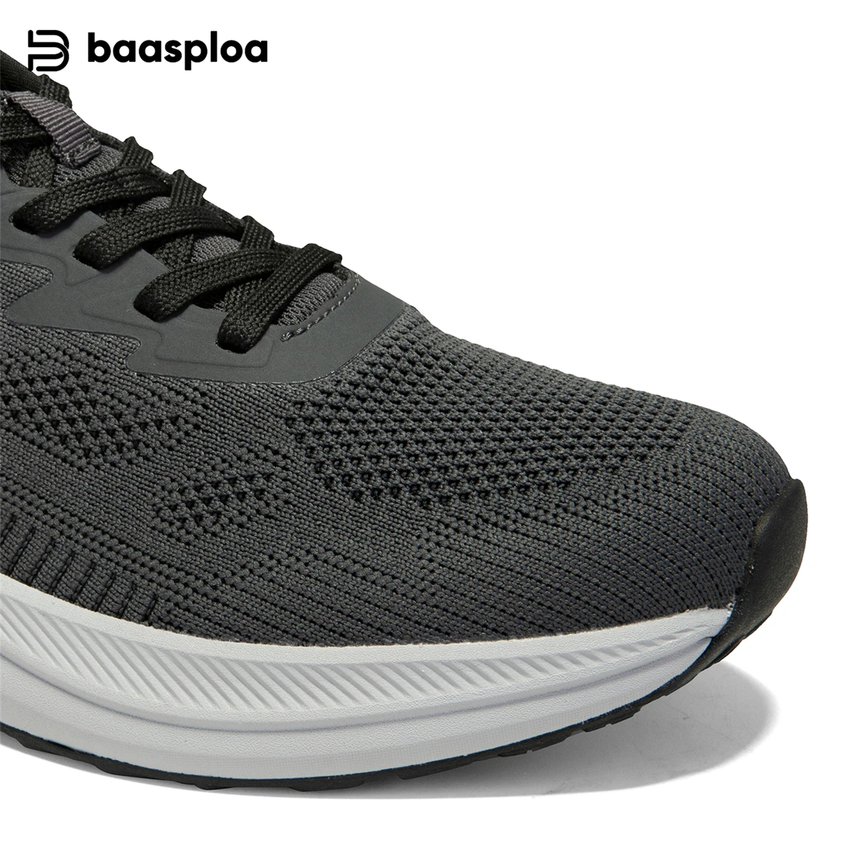 Baasploa أحذية الجري الرجالية في الهواء الطلق خفيفة الوزن المهنية الركض أحذية رياضية الذكور عادية شبكة تنفس الدانتيل متابعة أحذية رياضية #5