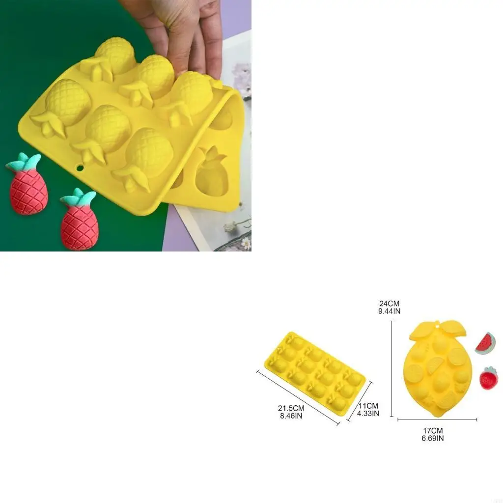 

Silicone Moulds Strawberry/Pineapple Shaped Tray Mold L5BE