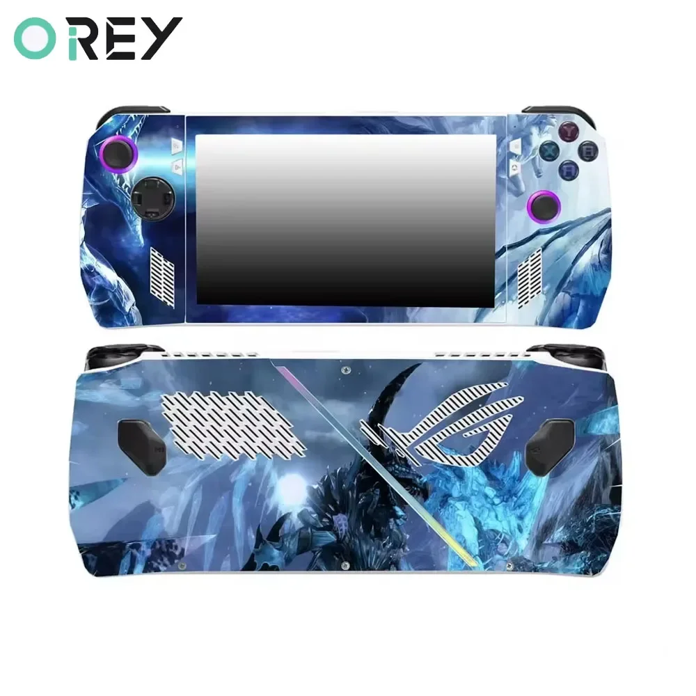 For ROG Ally Game Handheld Custom Stickers Full Set Protective Skin Decal PVC Scratch Protective Film Sticker