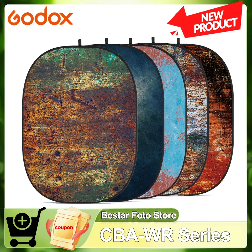 

Godox Collapsible Backdrop for Photography 5 x 6' Collapsible Background