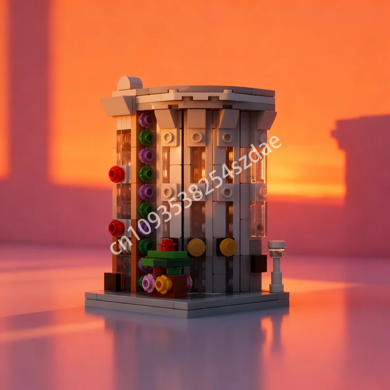 

246 шт. MOC мини березовая банка модульная мини-модель строительные блоки Рождественский подарок архитектура сборка образование кирпич игрушка для детей