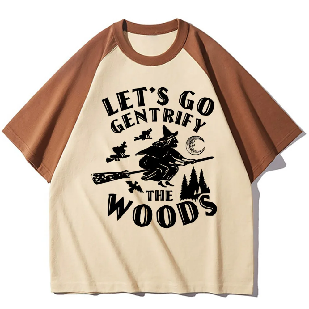 Witch t shirt women Comfortable Breathable Trendy aesthetic Digital 80s top tees University Comfortable Graphic Gothic Classic