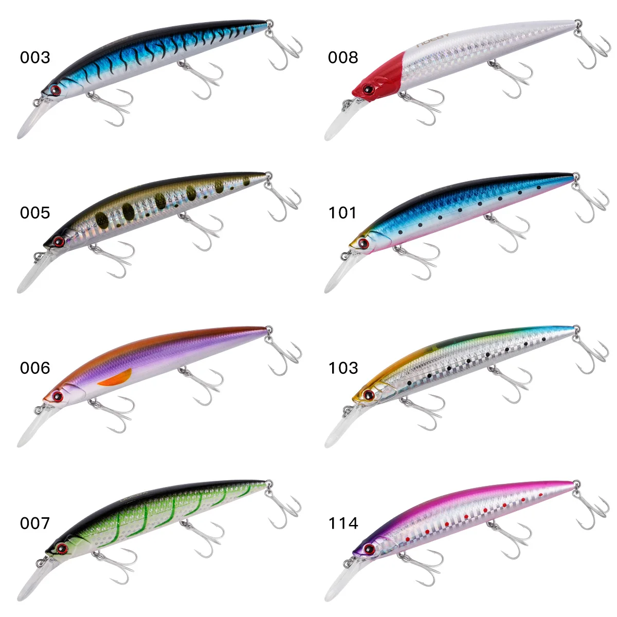 NOEBY Señuelo Hundidor Lubina Wobblers Jerkbait Agua Salada - imagen 4