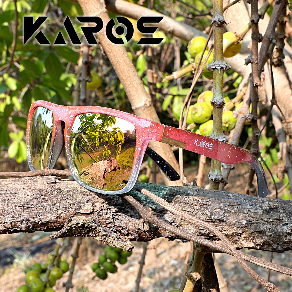 KAROS Fashion Square Polarized Sunglasses Men Women Driving Fishing Luxury Brand Designer Sun Glasses Driver's Eyewear UV400 view 5