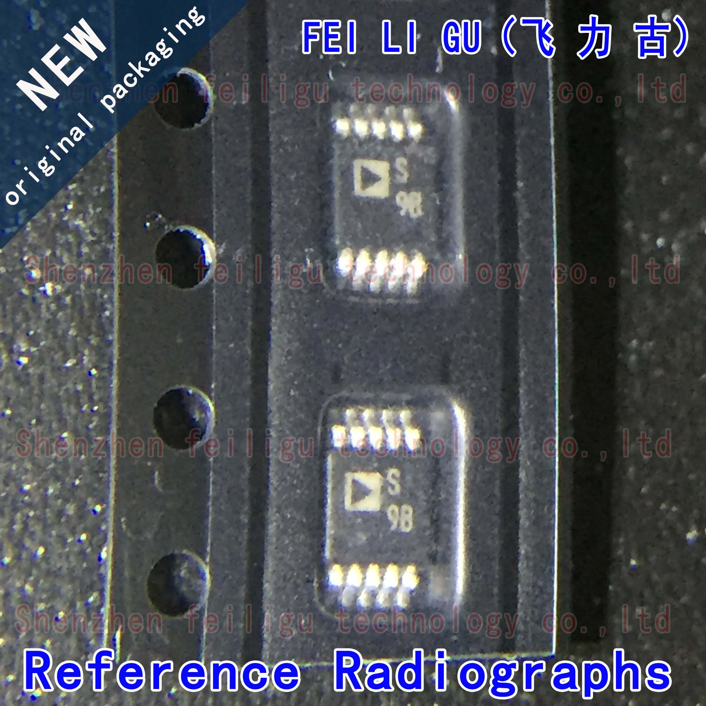 5/15/30/50PCS 100% New original ADG704BRMZ ADG704BRM ADG704 Silkscreen:S9B Package:MSOP8 Analog Switch/Multiplexer Chip