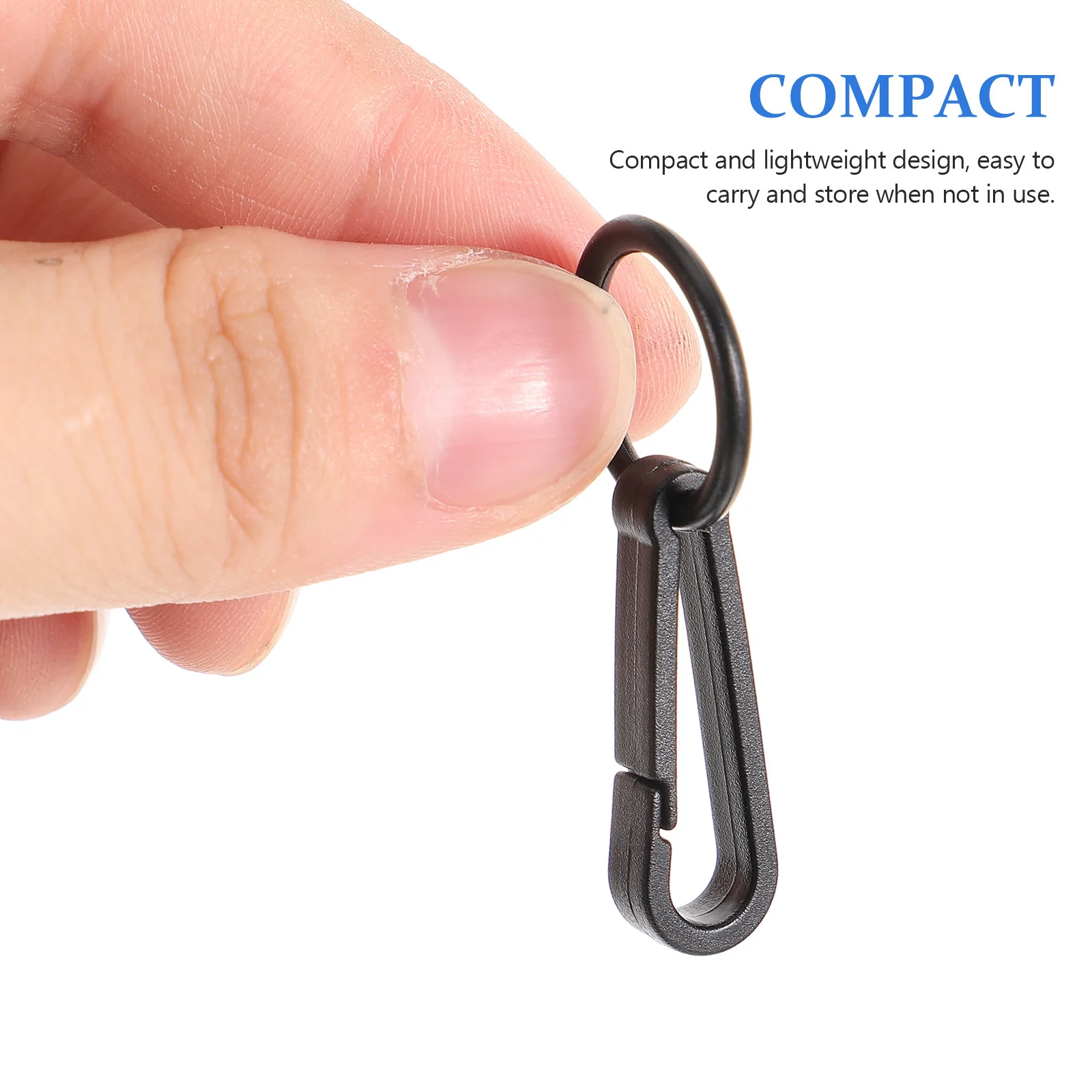 

100Pcs Headlamp Hook Lightweight Plastic Hardhat Hooks Safety Construction Tent Accessory Easily Mount Work Outdoor
