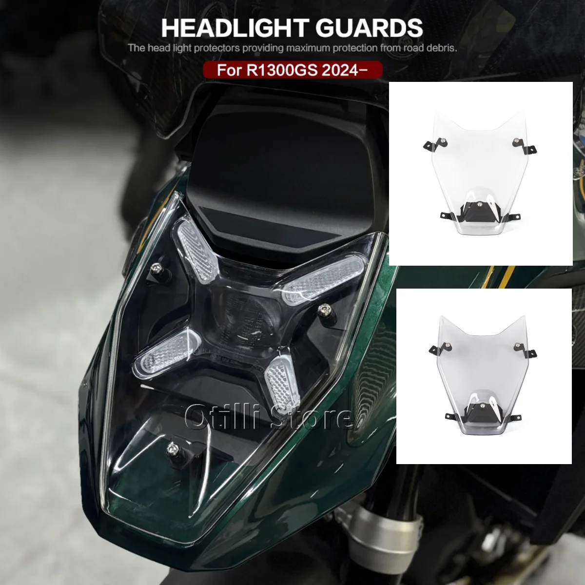 

R1300GS Защитная крышка для фар мотоцикла для BMW R 1300 GS R 1300GS R1300 GS 2023- Быстросъемная защитная крышка для фар