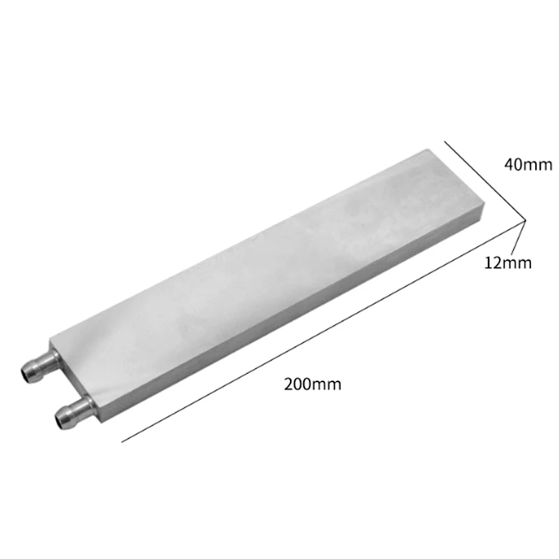 Aluminium CPU Kühler Kühler 30 40 80 120 160 200 240 250 300mm Prozessor PC Laptop Kühlkörper, CPU GPU Wasser Kühlung Block
