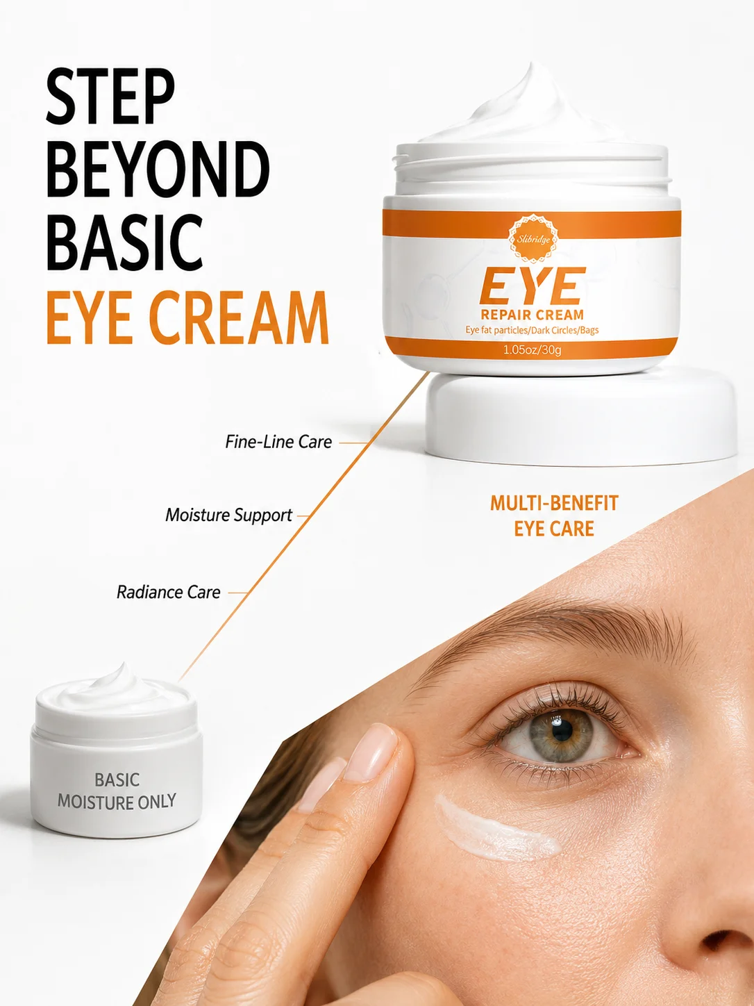 Premium Eye Essence Cream for Men Women Daily Beauty Ritual for a Bright Smooth Looking Eye Zone and Elegant Charm