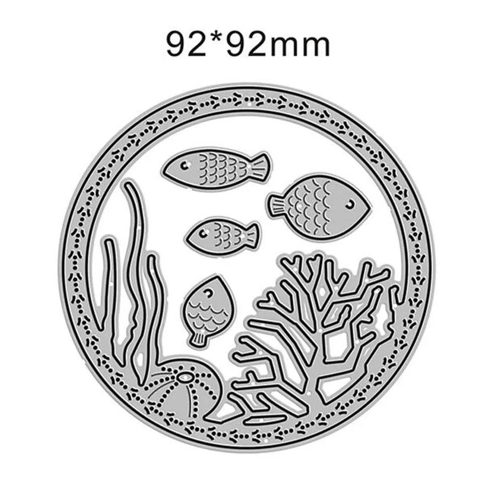 Animals fish shrimp water birds Metal cutting Dies DIY Scrapbooking Album Paper Card decoration Embossing Handicraft template