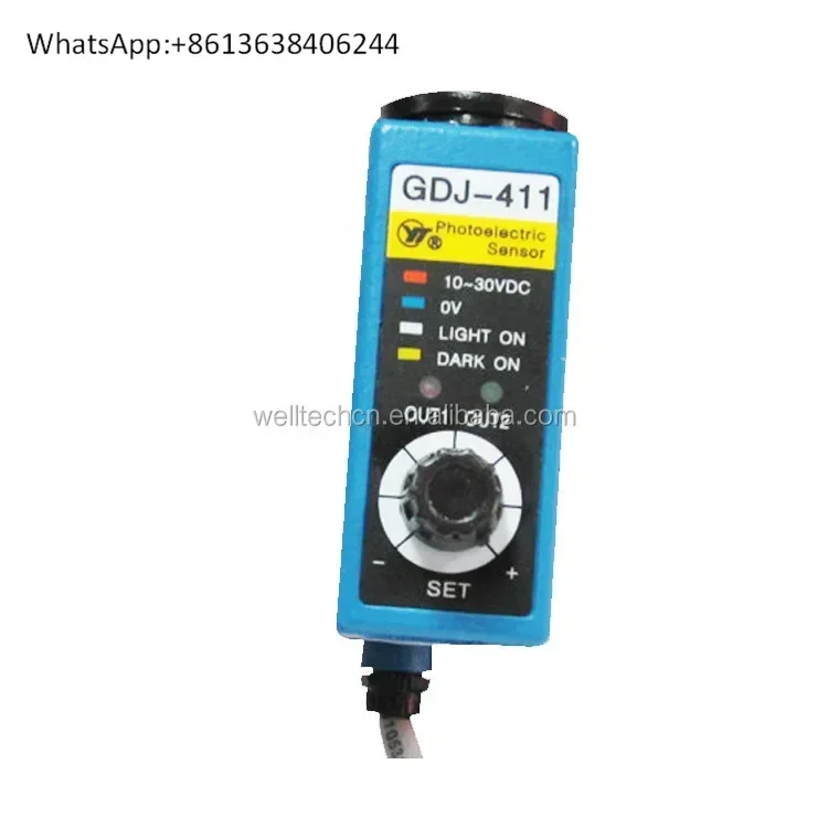 

Photoelectric Sensor GDJ-411 Bag Making Machine Photoelectric Colour Track Sensor Cutting Machine Photocell GDJ-411BG Sensor
