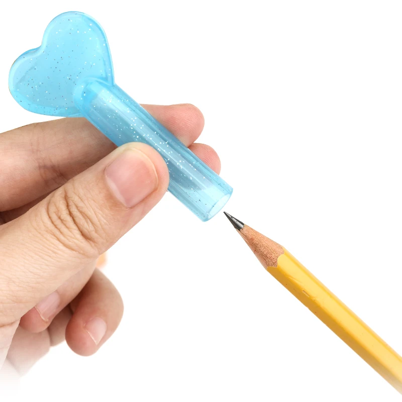 Tenwin-lápis capa protetora, caneta de plástico, lápis cor extensor, 3pcs