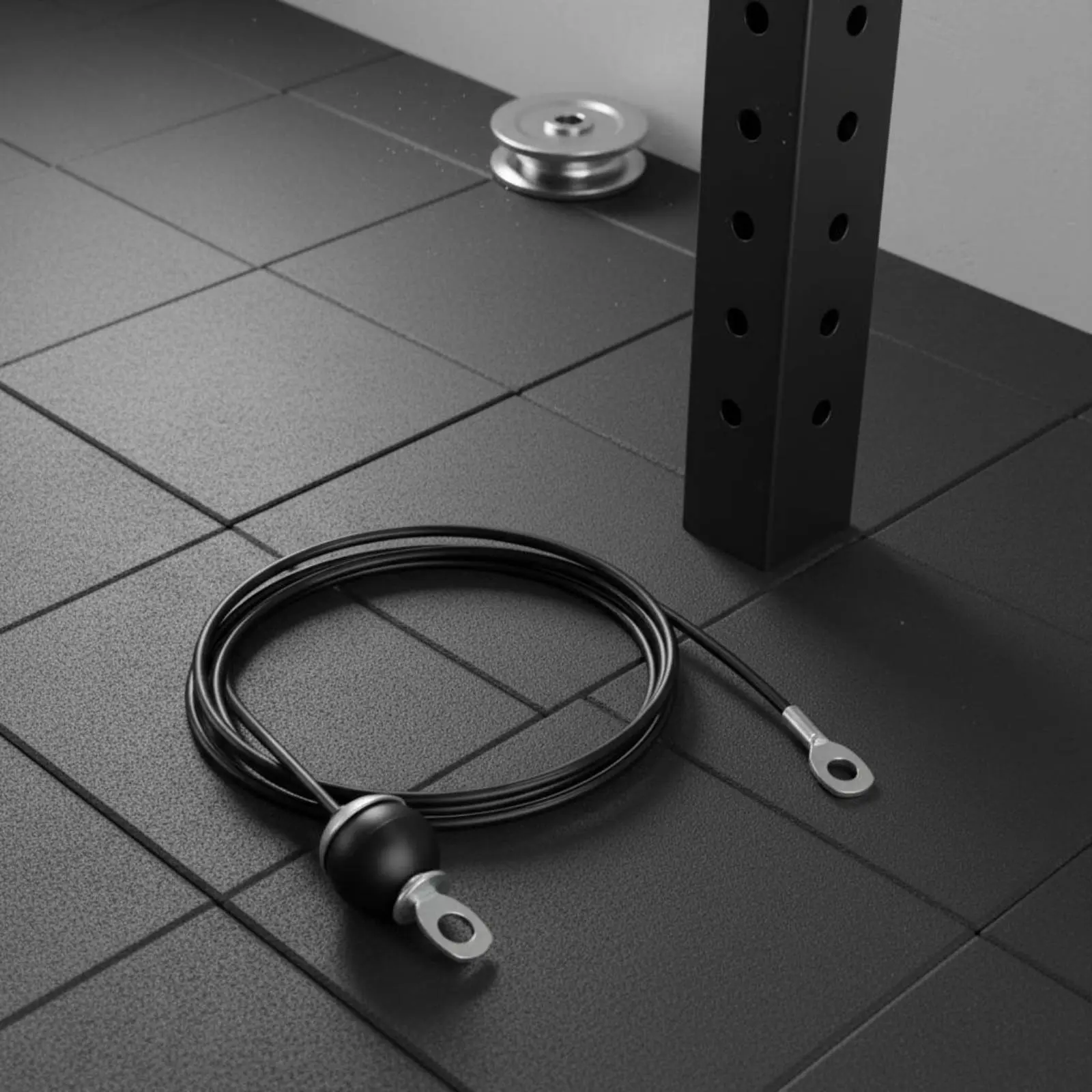 Gym Pulley Wire Shielded Coating Steel Wire Rope Fitness Pulley Wire High Strength Coated Steel Wire Rope Sturdy Duty