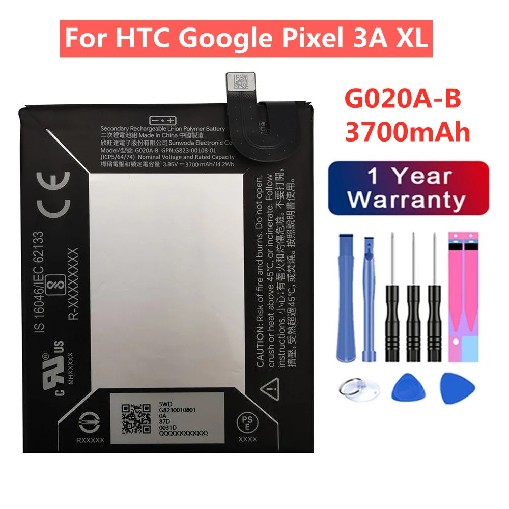 High Quality Battery For HTC Google PIXEL 3 Pixel3 3A XL 3XL 4XL