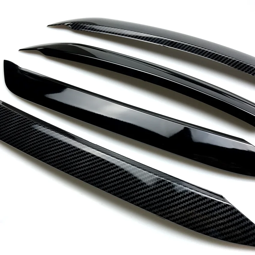 Para Volkswagen Polo MK6 2019-2024 2020 faro delantero de coche ceja pegatina Exterior decoración accesorios de modificación Auto