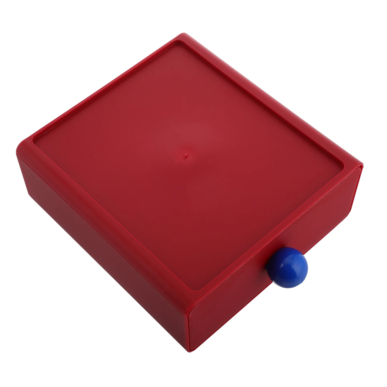 Red Desktop Organizer Box with Drawers for Office Desk Storage Stylish Multifunctional Makeup Jewelry Accessories