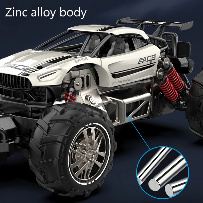 2.4GHz RC Cars 1:14 pilot Alloy Car 20 + Km/h High Speed Off Road zdalnie sterowana ciężarówka wszystkie tereny zabawki samochód wyścigowy dla