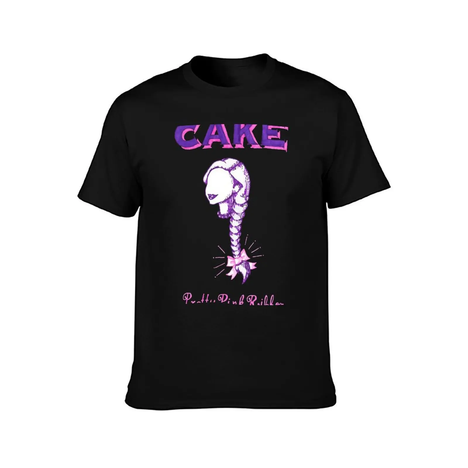 CAke Pretty Pink Ribbon T-Shirt Breathable Lightweight Summer Top