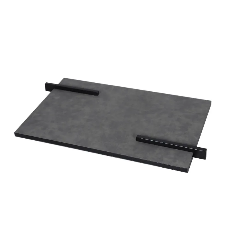 

Modern minimalist design leather tray decoration sample room coffee table countertop