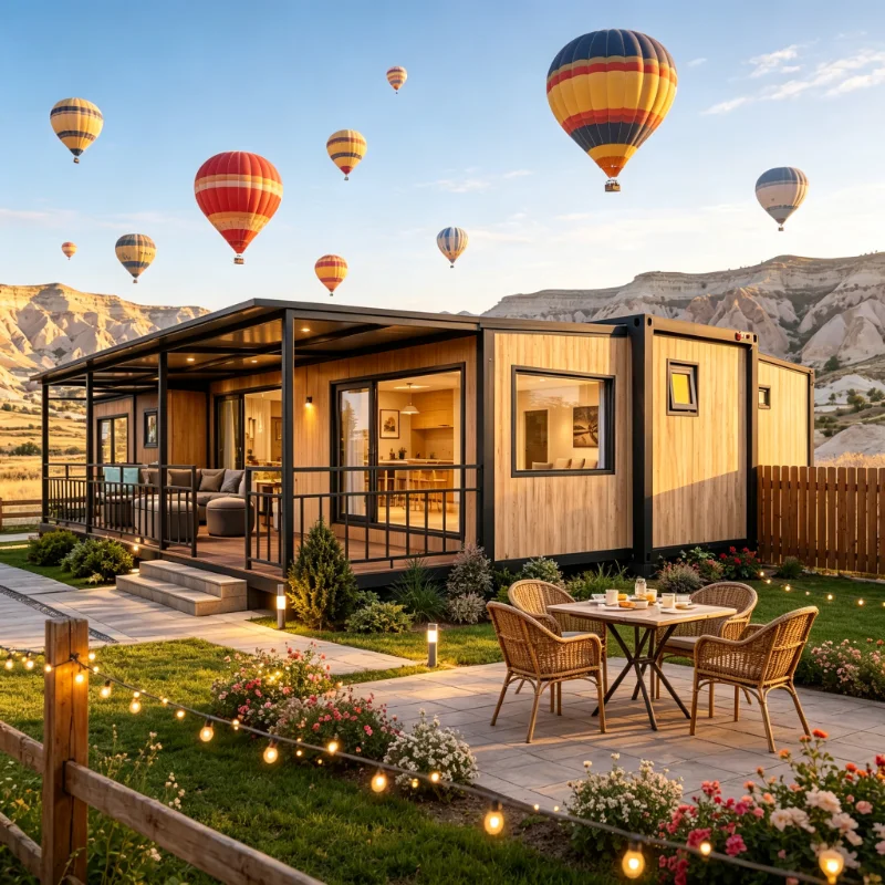 Container House 2 3 Bedrooms Luxury Mobile Living Villa Hotel 40ft 20ft Prefab Modular Expandable House