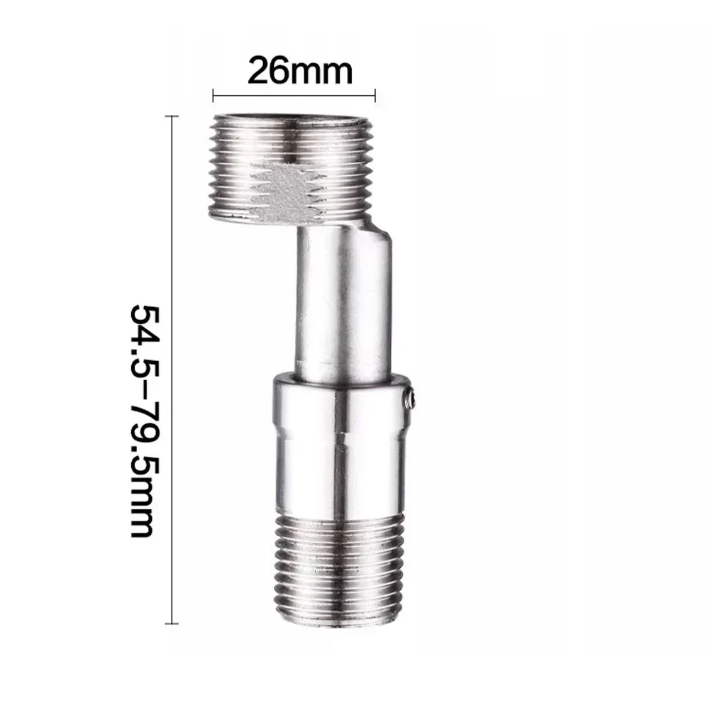 360Degree Faucet Adjustable Copper Angled Curved Foot Eccentric Screw Corner For Adjust Angle Of Intake Pipe