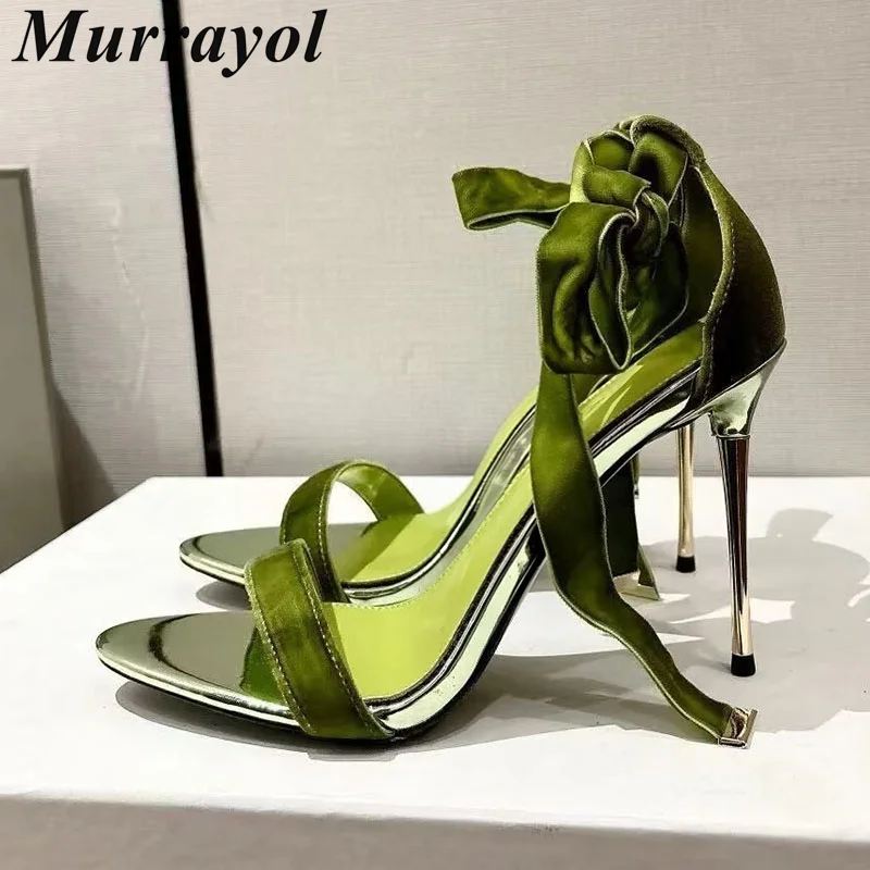 Sandals Women Thin High Heels Shoes Ankle Strappy Design Gladiator Sandalias Mujer Summer Sexy Party Dress Shoes Lazy Stiletto