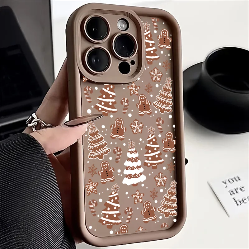 Phone Case For Realme 15 14 Pro 5G C71 C75 C53 C55 C63 C12 C20 C12 C21 11 12 13 Plus Cover Christmas Tree Snowman Silicone Sho