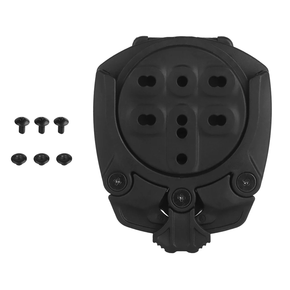 360 Degree Rotating Gun Holster Base Adapter for Glock17 43 Beretta M9 Pistol Belt Holster Free Adjustment Angle Quick Puller
