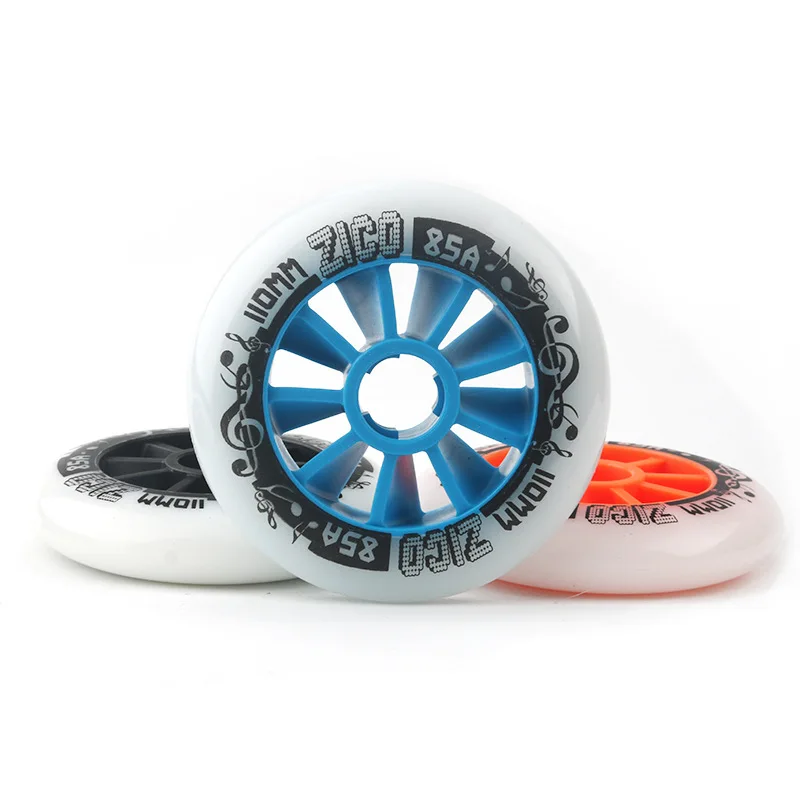 

Колесо для роликовых коньков 90 мм, 100 мм, 110 мм, 85A, высокоэластичное, износостойкое, из полиуретана, профессиональное, для гонок и тренировок, сменное, 1 шт.