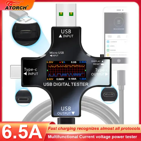 USB Type-C PD Power Meter ATORCH