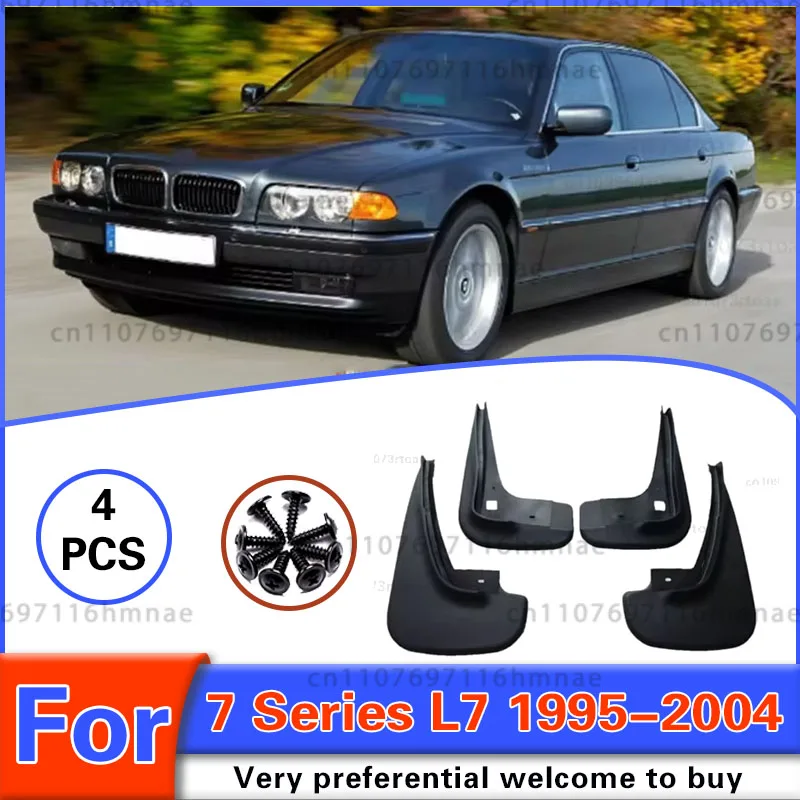 FOR BMW 7 Series L7 E38 E65 Mudguard Fender Mud Flaps Guards Splash Mudflaps Car Premium mud flaps‌ 4pcs 1995-2004