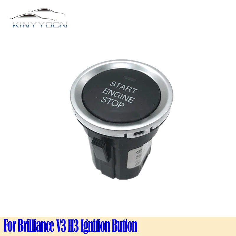 For Brilliance V3 H3 Car One-Button Start Switch Go Starter Ignition Button Engine Stop Start Push Button