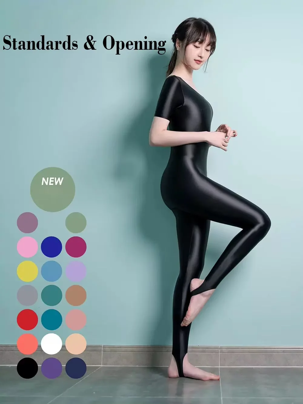 المرأة لامعة النفط لامعة الجوارب يوتار أكمام الرياضة ارتداءها اليوغا الرقص Pantyhos