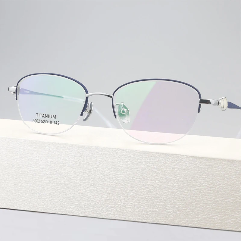 

Fashion Sea Shell Titanium Eyeglasses Frame Men Ultra Light Glasses Frame Spwctacles Women Optical Myopia Luxury Eyewear