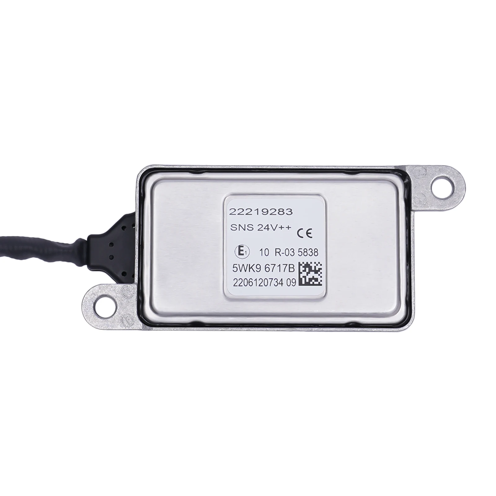 24V Nox Sensor for Volvo Renault Truck Easy to Replace Sensors with 4 Pins Environmental-friendly NOx Sensor Direct Replacement