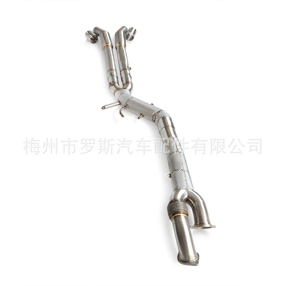 

Suitable for BMW M3/M4 G80/G82 3.0 2019-2023 SUS304 Medium Tube Exhaust Resonator