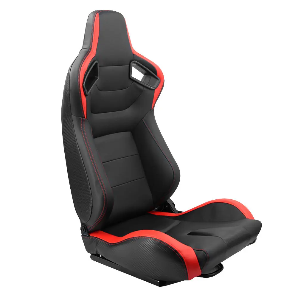 YFY car modified seat emulator console backrest reclining waist  comfortable universal racing safety bucket chair customization
